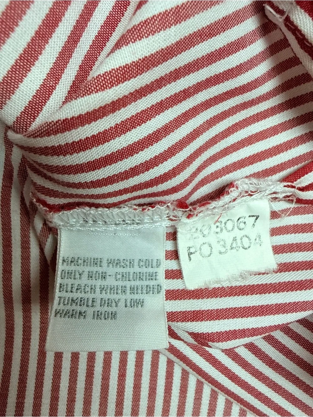 Foxcroft Disney Mickey Minnie Mouse Striped Wrinkle Free Button Up Shirt 6 - Picture 7 of 10